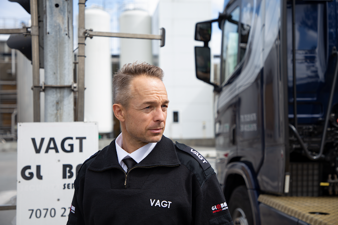 Vagt på byggeplads